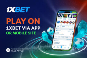 Play at 1xBet via the mobile app